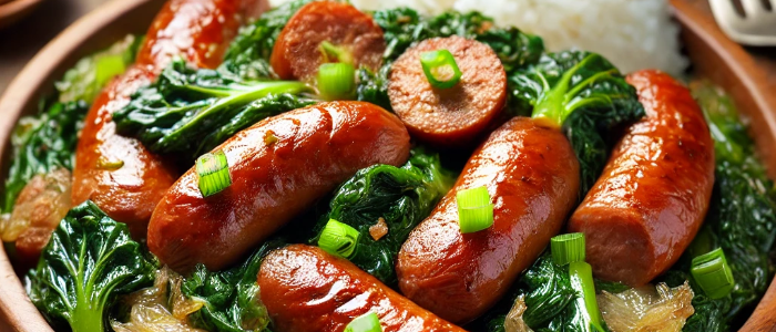Saucisse brède