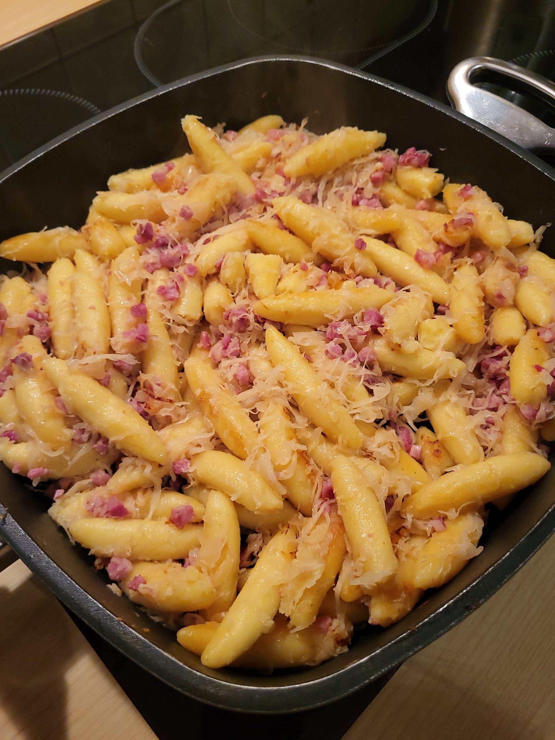 Schupfnudeln mit Sauerkraut